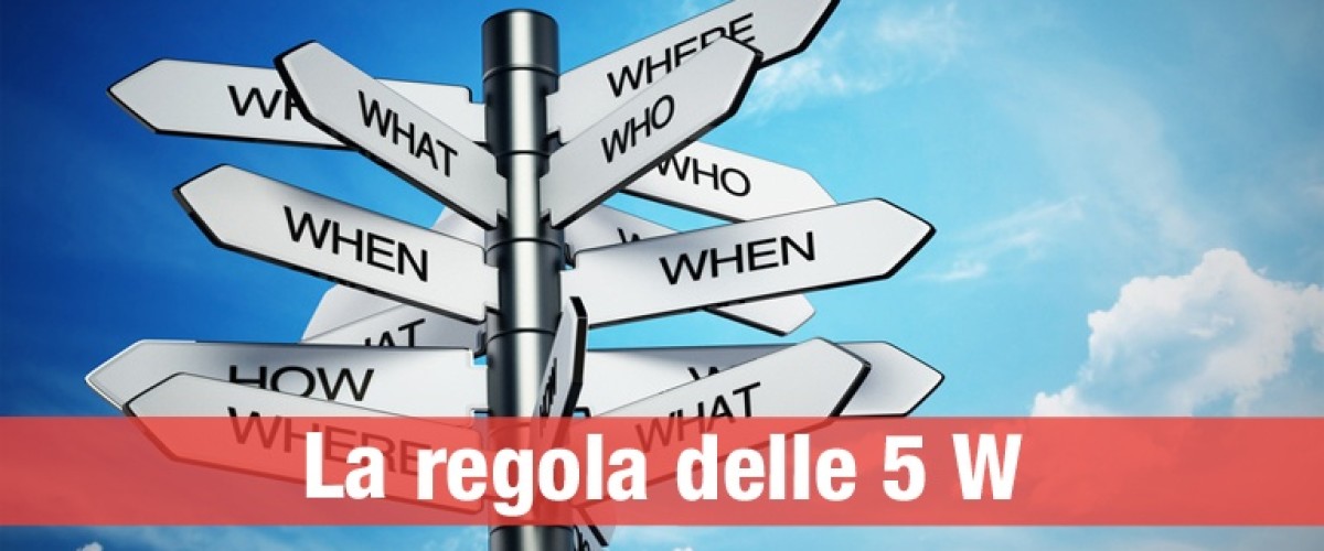 La regola delle 5 W nel mondo della scrittura - Tiziana Gilardi